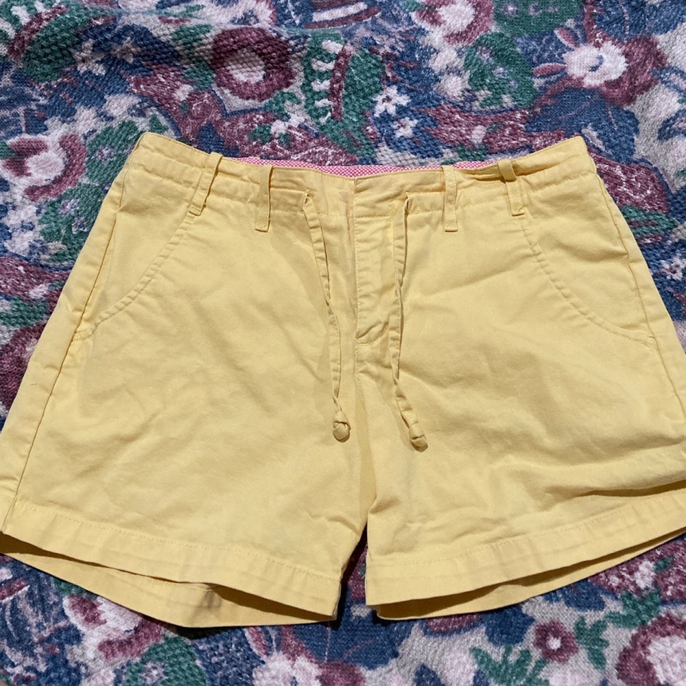 Lee Vintage Yellow Cotton Shorts